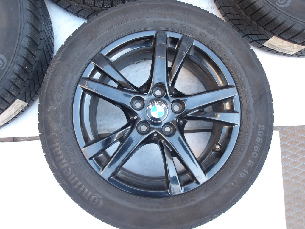 (ÁR/DB)[GYÁRI HASZNÁLT] BMW KERÉKSZETT &quot;Double Spoke 473&quot; + CONTINENTAL - CONTIWINTERCONTACT TS830P SSR téli gumi ('*'; RSC) | 205/60R16 96H | DOT 1719 5.83MM | 2-ES F45+LCI / F46+LCI |  (7Jx16 ET:52) | 36 11 6855082  3. kép
